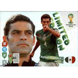 Rafael Márquez Limited Edition México Adrenalyn XL Brasil 2014