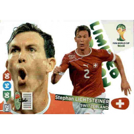 Stephan Lichtsteiner Limited Edition Switzerland Adrenalyn XL Brasil 2014