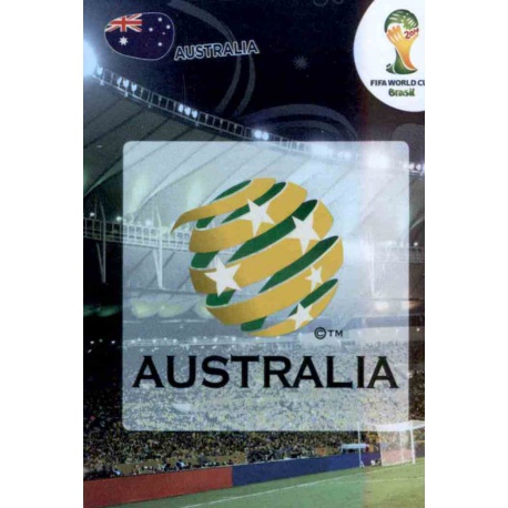 Escudo Australia 19 Adrenalyn XL Brasil 2014