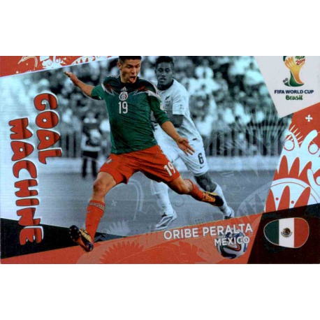 Oribe Peralta Goal Machines México 424 Adrenalyn XL Brasil 2014