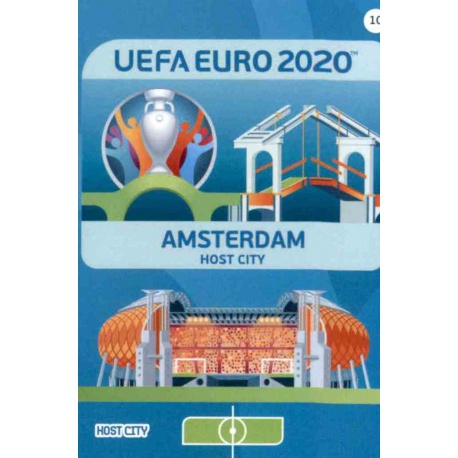 Amsterdam Host City 10 Adrenalyn XL Euro 2020