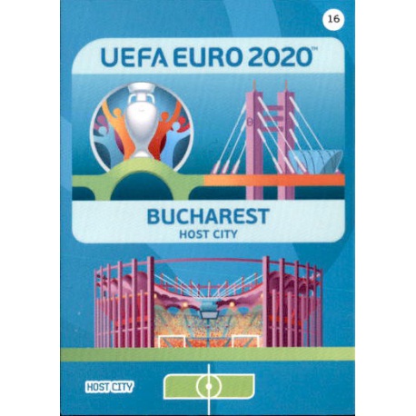 Panini Adrenalyn XL Euro 2020 Bucharest tarjeta host CITY