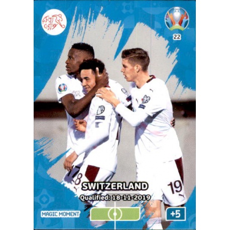 Switzerland Qualified Magic Moment 22 Adrenalyn XL Euro 2020