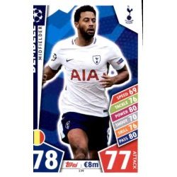 Mousa Dembélé Tottenham Hotspur 139 Match Attax Champions 2017-18
