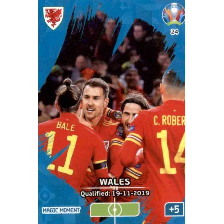 Wales Qualified Magic Moment 24 Adrenalyn XL Euro 2020