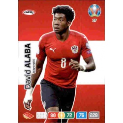 David Alaba Austria 37 Adrenalyn XL Euro 2020