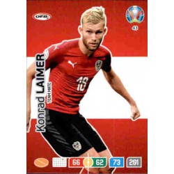 Konrad Laimer Austria 43 Adrenalyn XL Euro 2020