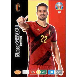 Nacer Chadli Belgium 55 Adrenalyn XL Euro 2020