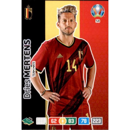 2018 PANINI STICKER FIFA WORLD CUP RUSSIA #529 DRIES MERTENS BELGIUM *49355 