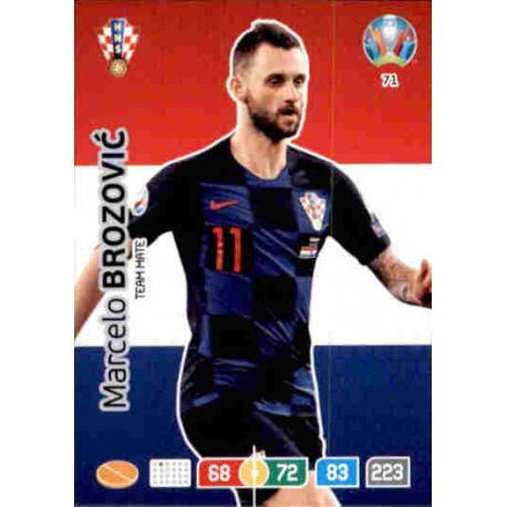 Marcelo Brozović Croatia 71 Adrenalyn XL Euro 2020