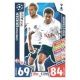 Christian Eriksen - Dele Alli - Midfield Duo Tottenham Hotspur 144 Match Attax Champions 2017-18