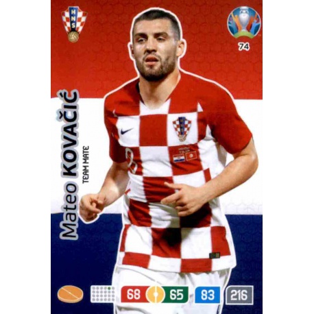 Mateo Kovačić Croatia 74 Adrenalyn XL Euro 2020