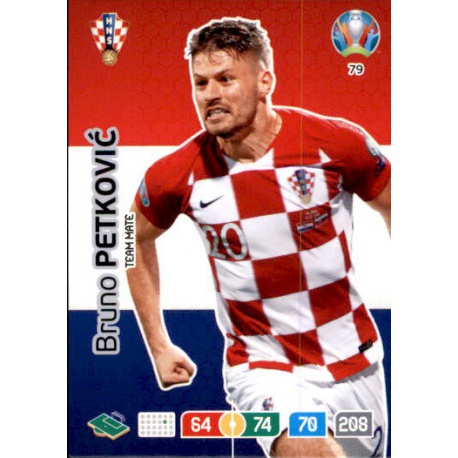 Bruno Petković Croatia 79 Adrenalyn XL Euro 2020