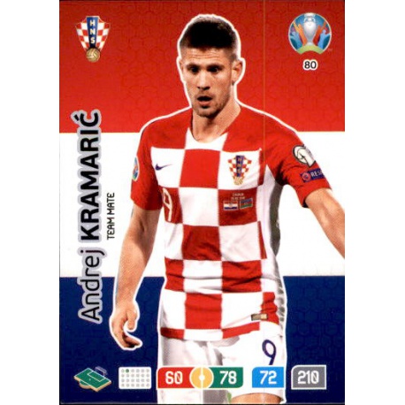 Andrej Kramarić Croatia 80 Adrenalyn XL Euro 2020