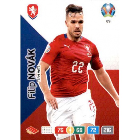 Filip Novák Czech Republic 89 Adrenalyn XL Euro 2020