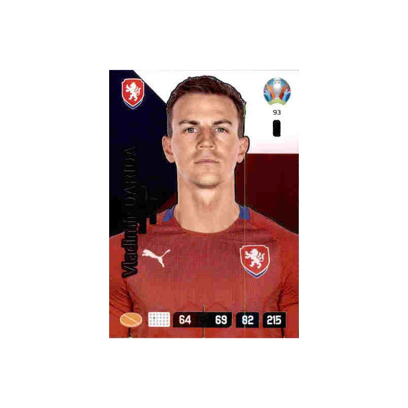 Panini Adrenalyn XL UEFA Euro EM 2020 Captain Karte Nr 93 Vladimir Darida