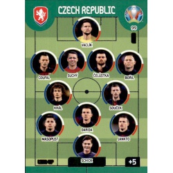 Line-Up Czech Republic 99 Adrenalyn XL Euro 2020