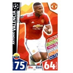 Antonio Valencia Manchester United 147 Match Attax Champions 2017-18