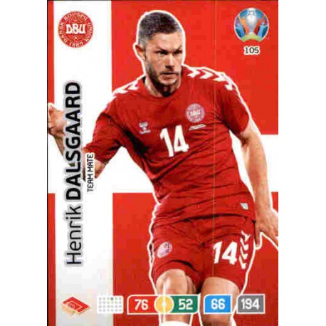 Henrik Dalsgaard Denmark 105 Adrenalyn XL Euro 2020