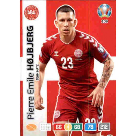 Pierre Emile Hojbjerg Denmark 109 Adrenalyn XL Euro 2020