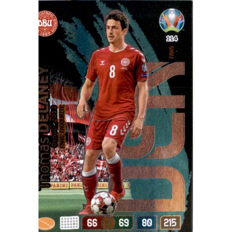 Thomas Delaney Fans’ Favourite Denmark 114 Adrenalyn XL Euro 2020