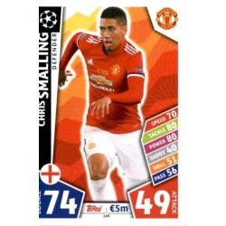 Chris Smalling Manchester United 149 Match Attax Champions 2017-18