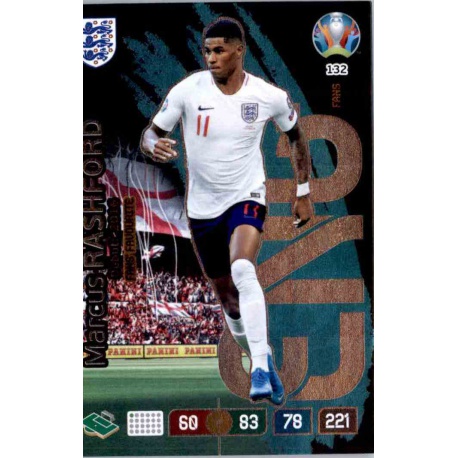 Marcus Rashford Fans’ Favourite England 132 Adrenalyn XL Euro 2020