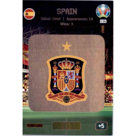 Team Logo Spain 136 Adrenalyn XL Euro 2020
