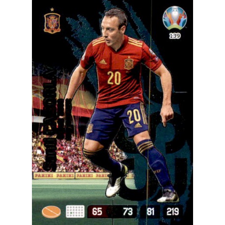 Santi Cazorla Fans’ Favourite Spain 139 Adrenalyn XL Euro 2020