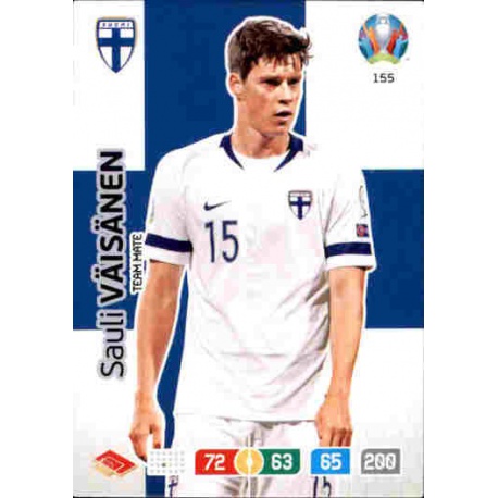 Sauli Väisänen Finland 155 Adrenalyn XL Euro 2020