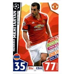 Henrikh Mkhitaryan Manchester United 153 Match Attax Champions 2017-18