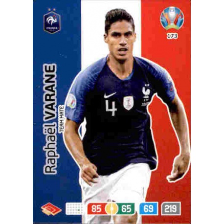 Raphael Varane France 173 Adrenalyn XL Euro 2020