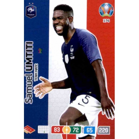 Samuel Umtiti France 176 Adrenalyn XL Euro 2020