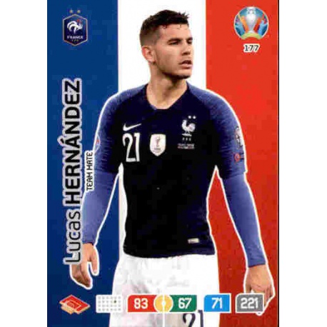 Lucas Hernández France 177 Adrenalyn XL Euro 2020