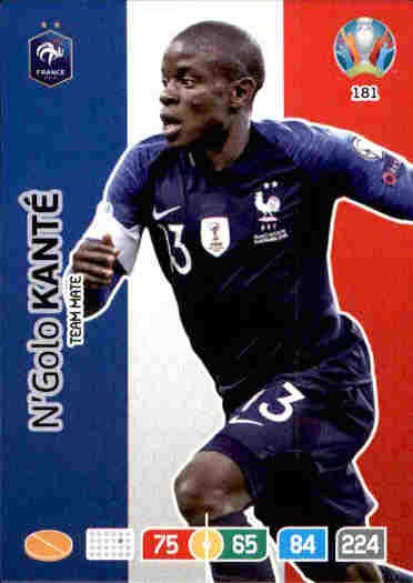 N'Golo Kante Rookie Sticker # 26x UEFA Euro 2016 France Leicester City FC 