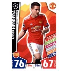 Ander Herrera Manchester United 155 Match Attax Champions 2017-18