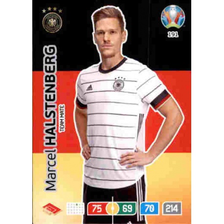 Marcel Halstenberg Germany 191 Adrenalyn XL Euro 2020