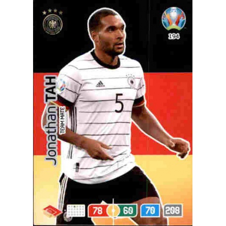 Jonathan Tah Germany 194 Adrenalyn XL Euro 2020