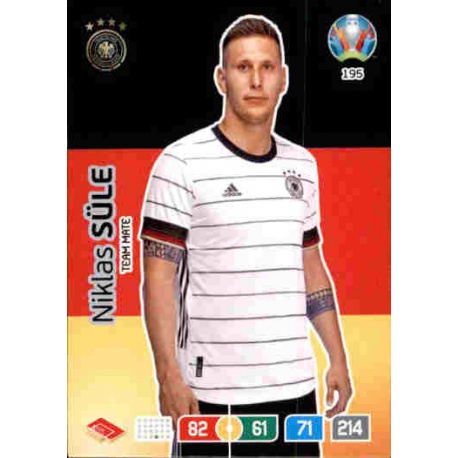 Niklas Süle Germany 195 Adrenalyn XL Euro 2020