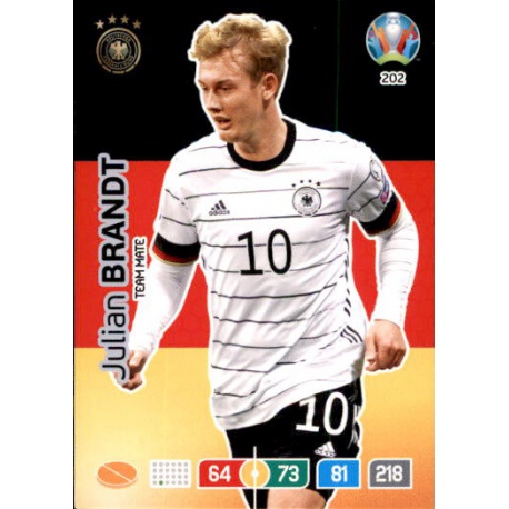 Julian Brandt Germany 202 Adrenalyn XL Euro 2020