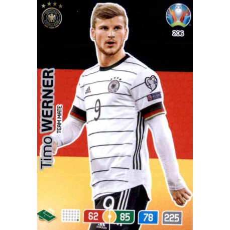 Timo Werner Germany 206 Adrenalyn XL Euro 2020