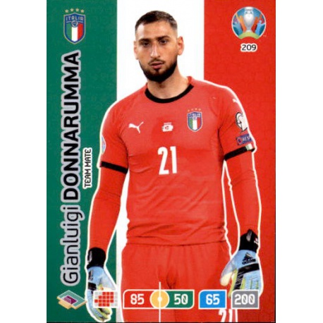 Gianluigi Donnarumma Italy 209 Adrenalyn XL Euro 2020