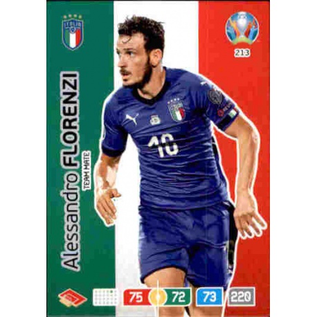 Alessandro Florenzi Italy 213 Adrenalyn XL Euro 2020