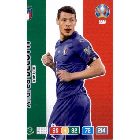 Andrea Belotti Italy 223 Adrenalyn XL Euro 2020