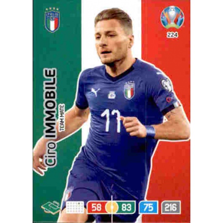 Ciro Immobile Italy 224 Adrenalyn XL Euro 2020