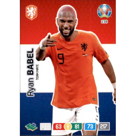 Ryan Babel Netherlands 238 Adrenalyn XL Euro 2020