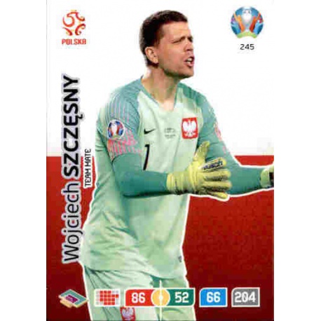 Wojciech Szczęsny Poland 245 Adrenalyn XL Euro 2020