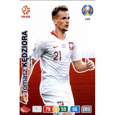 Tomasz Kędziora Poland 249 Adrenalyn XL Euro 2020
