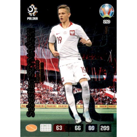 Sebastian Szymański Wonderkid Poland 250 Adrenalyn XL Euro 2020