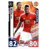Nemanja Matić - Paul Pogba - Midfield Duo Manchester United 162 Match Attax Champions  2017-18